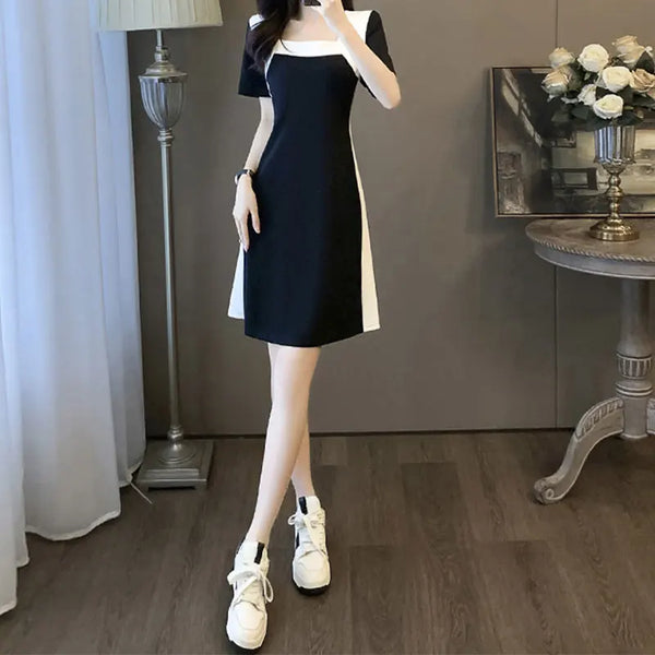 Elegant Fashion Harajuku Casual A-line Skirt Dresses
